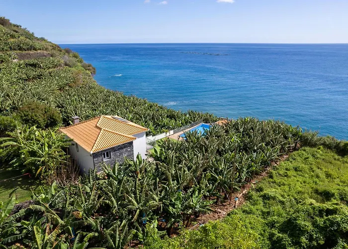 Villa Infinite Ocean View 20m Above Ocean & Arco da Calheta (Madeira)